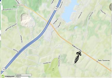 location of Gettysburg Tree Farm